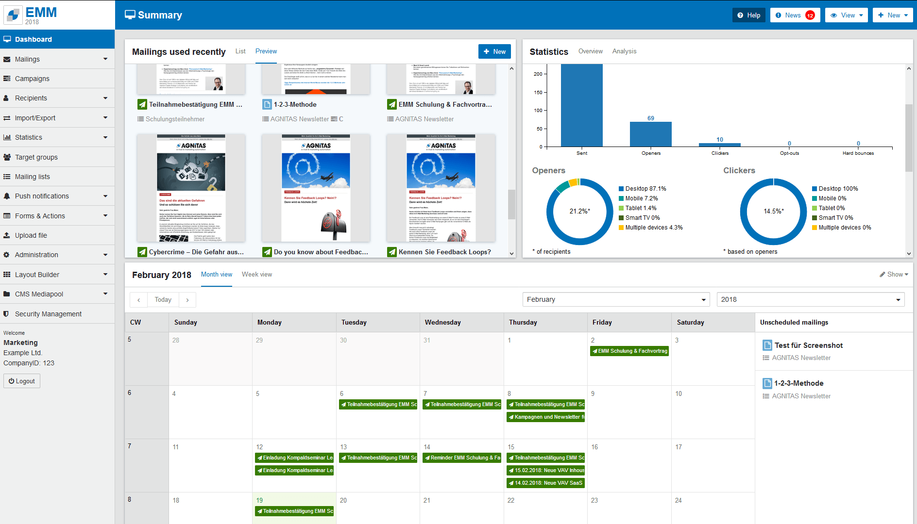 Agnitas WhatsApp marketing tools 